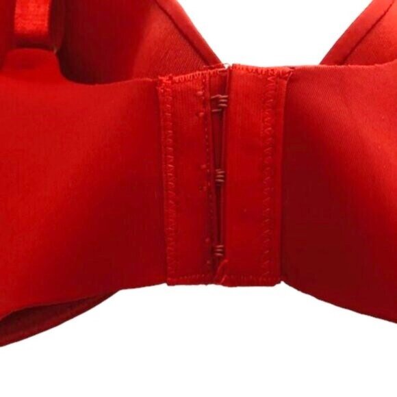 Jessica Simpson Women’s Full Figure Red Underwire Bra 42C - Picture 5 of 8